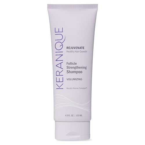 Keranique Volumizing Shampoo for Thinning Hair, Keratin & Biotin, 4.5 Oz