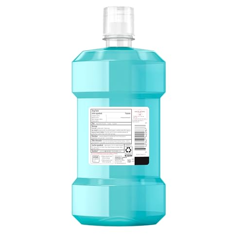 Listerine Ultraclean Cool Mint Mouthwash 1L (Pack of 2) - Tartar Control & Fresh Breath