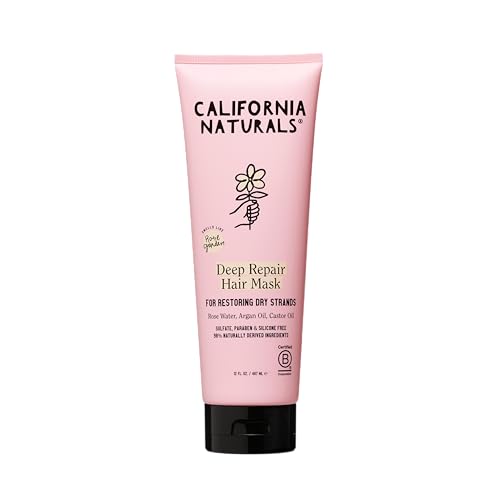 California Naturals Deep Repair Hair Mask with Argan Oil & Shea Butter, 12 fl oz