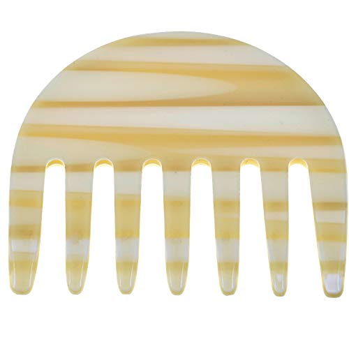 Giorgio 2 Pack Wide Tooth Detangling Comb for Thick Curly Wavy Hair - Travel & Styling