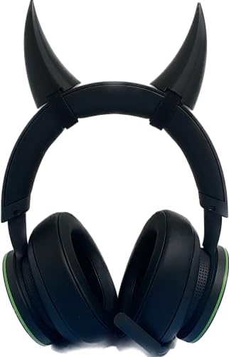 3D Printed Demon Horns for Headsets & Cosplay - Adjustable Strap Set