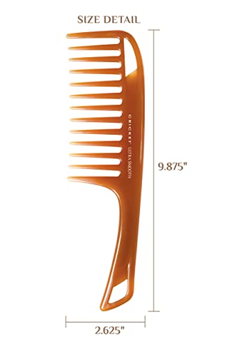 Cricket Ultra Smooth Detangler Comb for Wet & Dry Hair