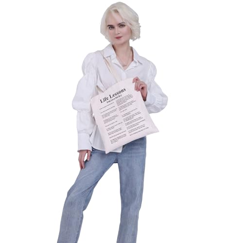 Lana Del Rey Life Lesson Lyric Aesthetic Tote Bag - Music Fan Gift