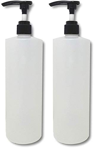 32oz Refillable Pump Bottles for Soap & Shampoo - 2 Pack