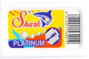Lord Shark Platinum Double Edge Razor Blades - 100 Pack for Safety Razors