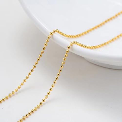 Gold Nail Art Chains - 4pcs 50cm Nail Charms & Decorations