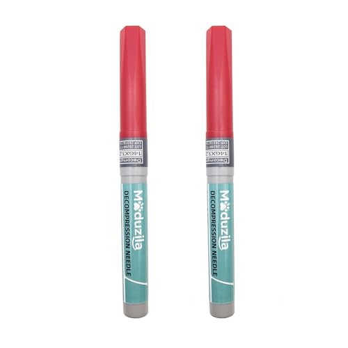 Decompression Needle Kit 14G for Outdoor First Aid - Durable & Compact