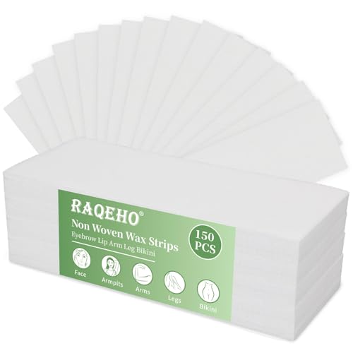 150 Tear-Resistant Non-Woven Wax Strips for Hair Removal