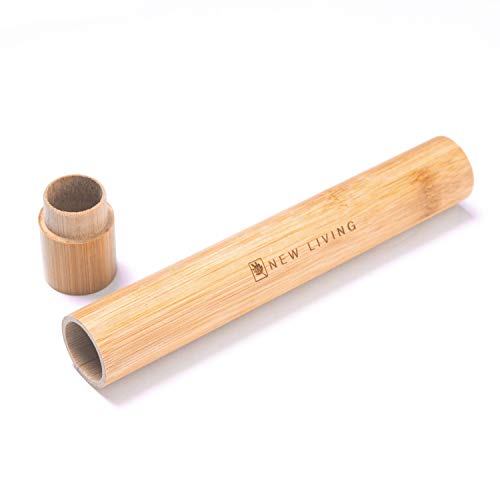 Eco-Friendly Bamboo Toothbrush Carry Case - 21cm Biodegradable Travel Organizer