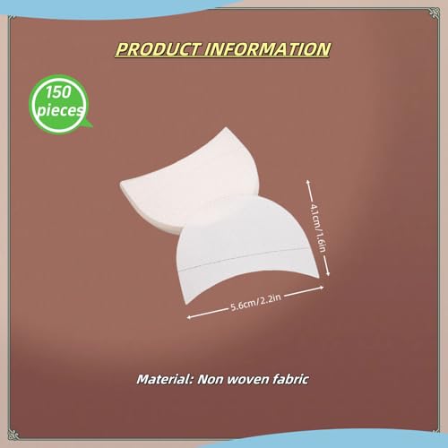 150 Pcs Lint-Free Eyeshadow Shields for Flawless Makeup Application