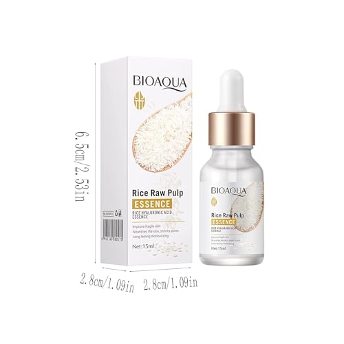 BIOAQUA Rice Raw Pulp Hyaluronic Acid Serum 15ml (0.5 Fl Oz)