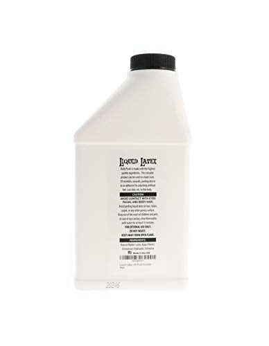 Liquid Latex SFX Makeup - 16oz Pint for Zombie Skin, Wounds, and Scars