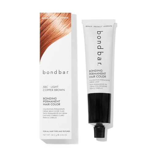 Bondbar 5RC Light Copper Brown Permanent Creme Hair Color with Bonding