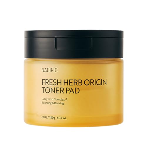 NACIFIC Fresh Herb Cotton Facial Pads - 60 Vegan Toner Pads