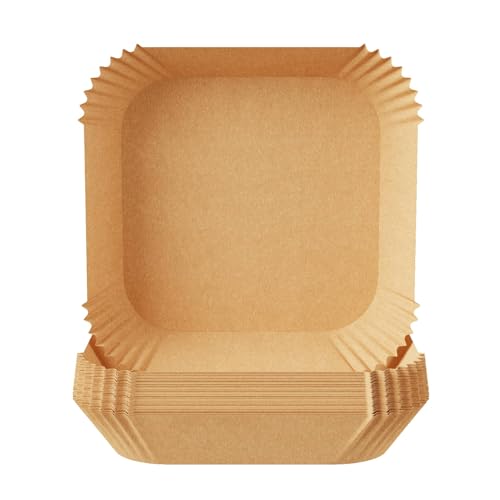 Air Fryer Paper Liners - 100 Pcs Non-Stick Parchment for 5-8 QT