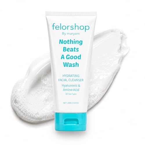 FelorShop Hydrating Facial Cleanser with Hyaluronic Acid - 100g