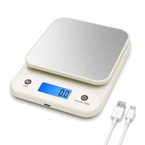 Meilen Digital Food Scale - 11lb/5kg Kitchen Scale with USB-C Charging