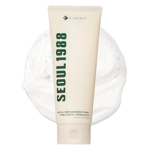 K-SECRET Seoul 1988 Cica Cleansing Foam - Daily Facial Cleanser, 150ml