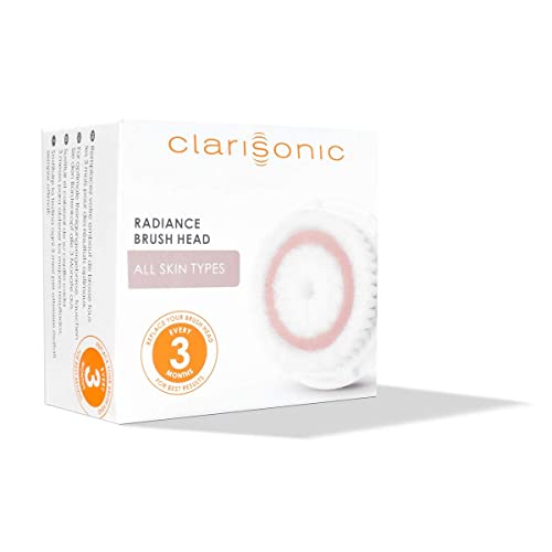 Clarisonic Radiance Facial Cleansing Brush Head Replacement - Compatible with Mia 1, 2, Fit & More
