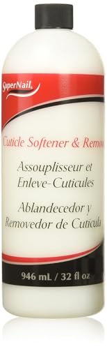 SuperNail Cuticle Softener and Remover, Professional Formula, 32 Fl Oz