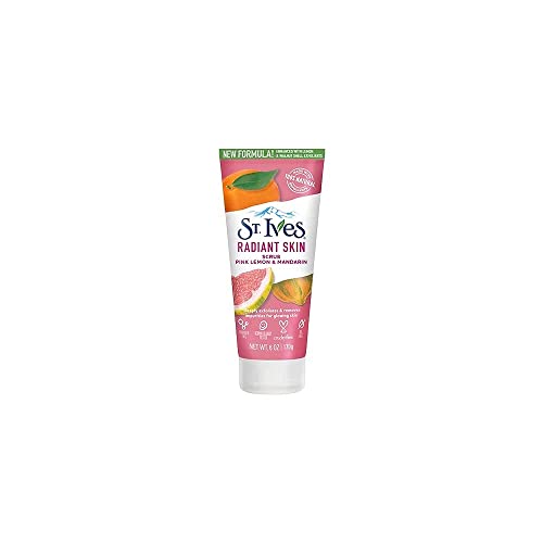 St. Ives Radiant Skin Scrub - Pink Lemon & Mandarin Orange, 6 oz (Pack of 3)