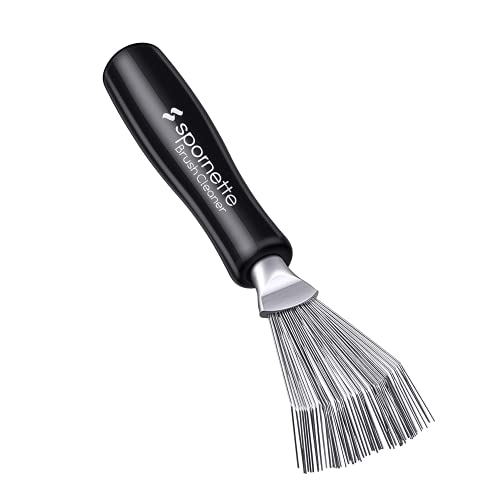 Spornette Hair Brush Cleaner Rake Tool - Ergonomic Design