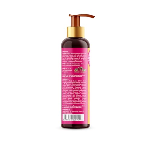 Mielle Organics Pomegranate & Honey Detangling Shampoo 12oz - Moisturizing Shampoo for Curly Hair