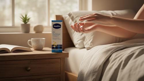 Vaseline Intensive Care All Purpose Cream - Cracked Skin Relief, 4-Pack