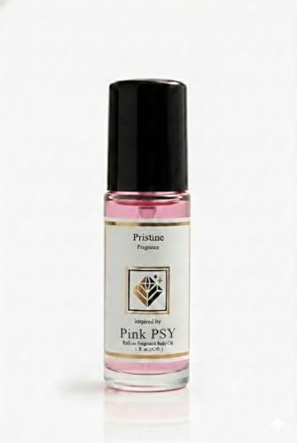 Pristine Pink PSY Roll-On Fragrance Body Oil, 30ml - Alcohol-Free Perfume