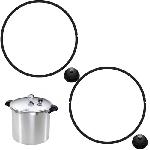 Pressure Canner Sealing Ring 09907 & Overpressure Plug Set - 2 Pack