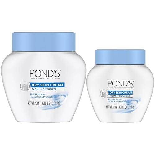 POND'S Dry Skin Cream Facial Moisturizer Bundle - 2-Size Set