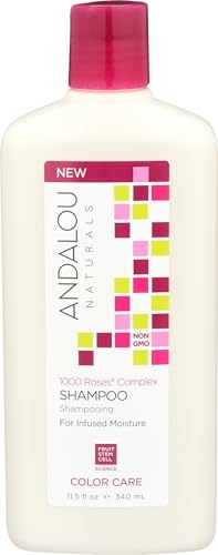 Andalou Naturals 1000 Roses Shampoo for Color Treated Hair - 11.5 Fl Oz