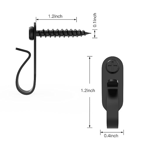 Stainless Steel Light Hanger Hooks - 20 Pack for Outdoor & Indoor Use