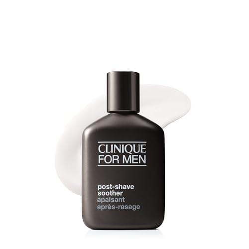 Clinique For Men Post-Shave Soother Face Lotion With Aloe Vera | Hydrating + Soothes Razor Burn | Aftershave For Men, 2.5 Fl Oz