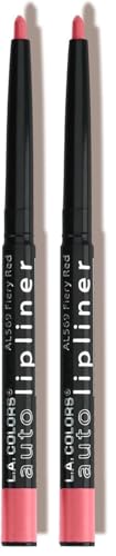 L.A. COLORS Auto Lipliner Pencil - Pinky CAL565 (Pack of 2)
