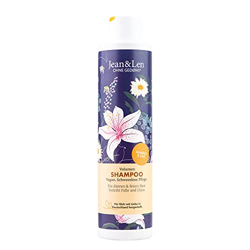 Jean & Len Volume Shampoo Bamboo & Lily for Thin Hair 10.14 Fl Oz
