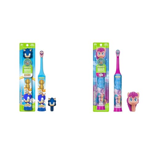 FIREFLY Kids Battery-Powered Toothbrush with 3D Hygienic Character Cover