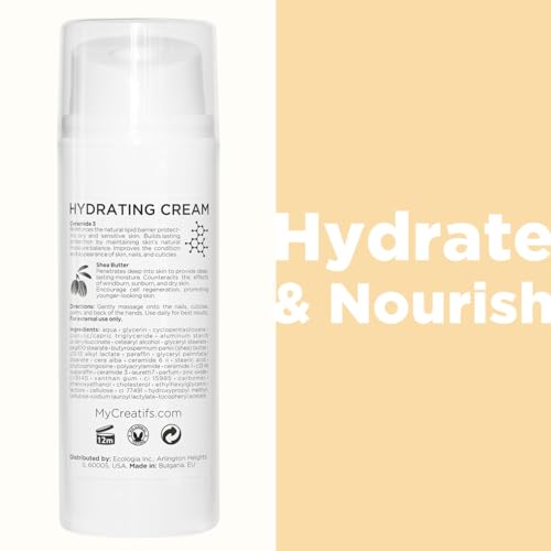 Cosmétiques Créatifs Moisturizing Hand Cream - 3.4 Fl Oz for Dry Skin