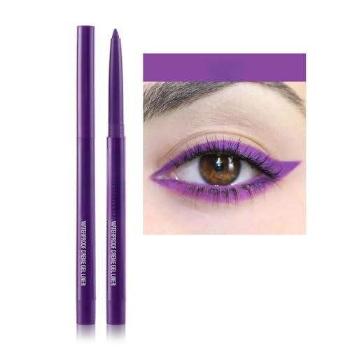 Retractable Purple Eyeliner Pencil - Creamy, Smudge-Proof & Long-Lasting