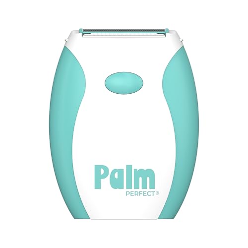 PalmPerfect Electric Shaver for Women ? Bi-Directional Triple Blade Razor for Legs, Underarms & Bikini Line ? Wet/Dry Portable Shaver with Non-Slip Rubber Grip ? Battery Powered