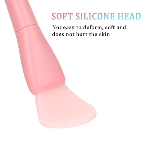 Silicone Face Mask Applicator 3-Pack - Double-Ended Facial Mask Brushes for Creams & Muds