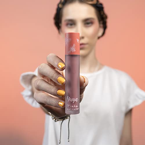 YuYa Cruelty-Free Makeup Tint Rosewood Ser for Lips Cheeks Eyes, Long-Lasting