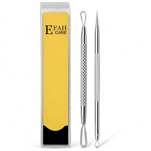 EFAH Care Stainless Steel Pimple Extractor Tool Set - 2 Pcs