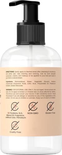 Coera Hyaluronic Acid Serum - 8 fl oz Moisturizer for Hydrating Skin