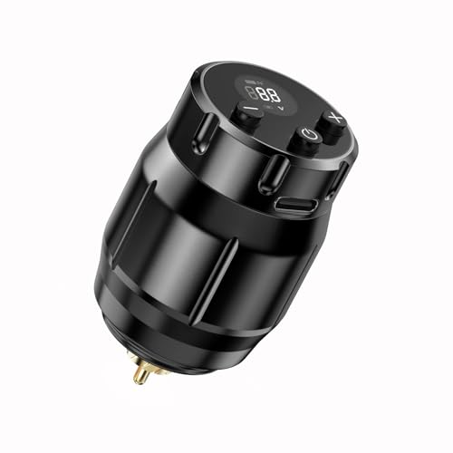 LIUMATE Wireless Tattoo Power Supply - 1500mAh RCA Cordless Battery Pack