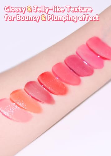 COLORGRAM Juicy Drop Tint 05 Pink Melon - Fruity Lip Gloss & Stain