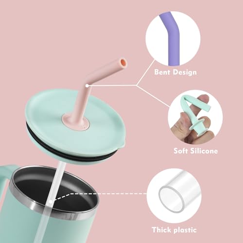 Jetstop HydroFlask Replacement Straws & Silicone Tips (6pk)