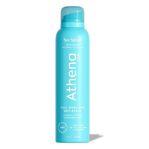 Athena Club Sea Splash Aluminum-Free Deodorant Spray, 4 Oz