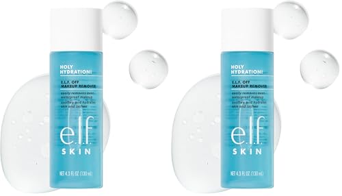 e.l.f. SKIN Holy Hydration Off Makeup Remover 4.3 Fl Oz (Pack of 2)