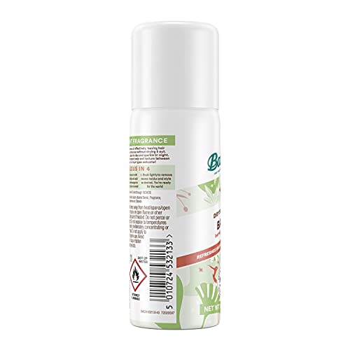 Batiste Dry Shampoo Bare Mini Travel Size 1.6 oz - Pack of 3, Refresh & Volumize Hair On-the-Go